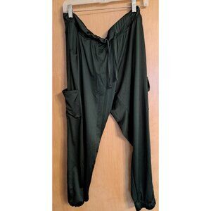 MediChic Women's Scrubs Stretch Anti‎ Wrinkle Jogger Pants XL dark Green MC1405